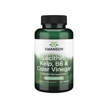 Lecithin, Kelp, B6, & Cider Vinegar - 120 tabs - front